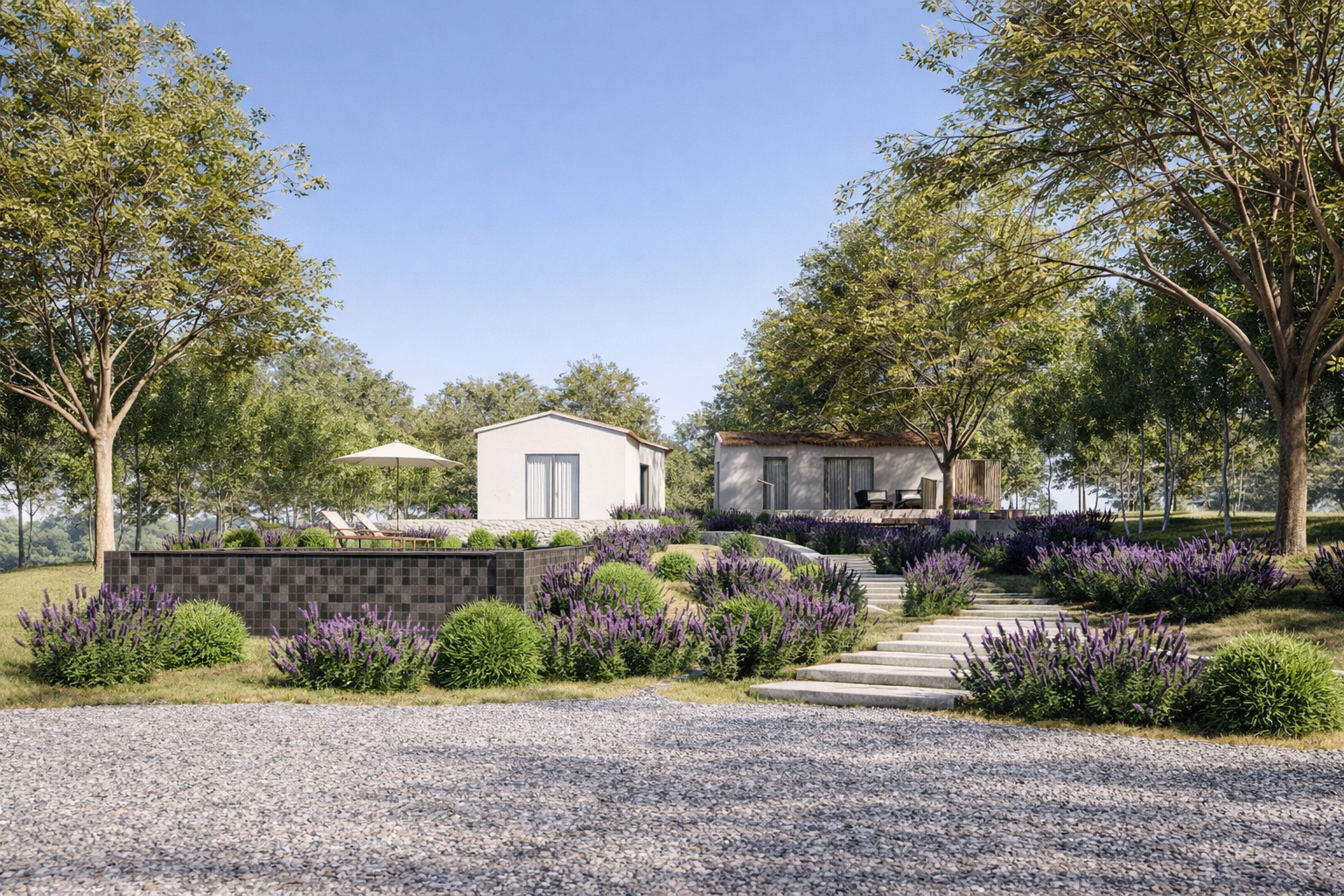 Paisagem tranquila da Quinta Ema